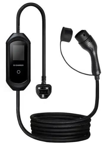 IP55 نوع 2 شارژرهای قابل حمل EV 3.5KW 7KW خانه سبک وزن آسان نصب