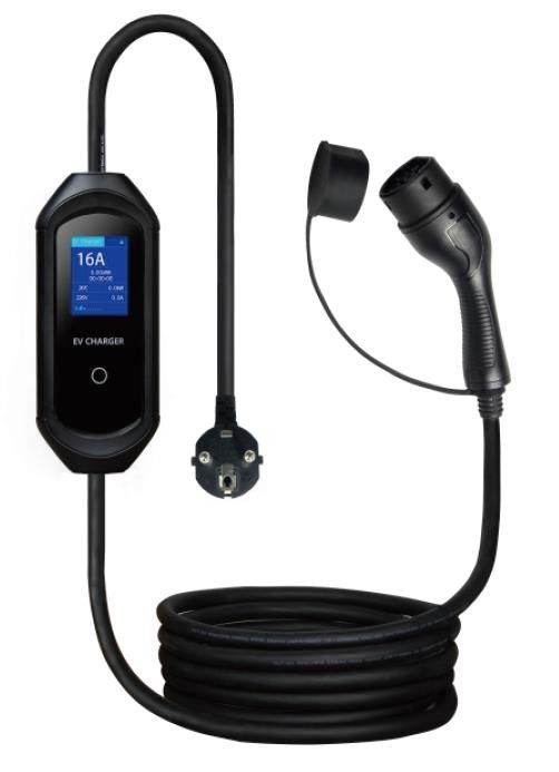 IP55 نوع 2 شارژرهای قابل حمل EV 3.5KW 7KW خانه سبک وزن آسان نصب