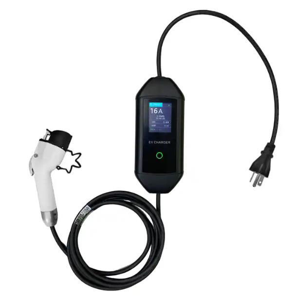 3.5KW 7KW شارژرهای خانگی قابل حمل EV نوع 1 SAE J1772 سطح حفاظت IP54