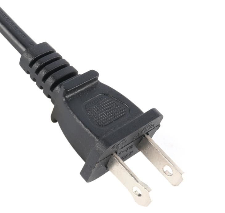 سیم برق استاندارد ایالات متحده NEMA 5-15P کابل منبع تغذیه 3 پین PVC