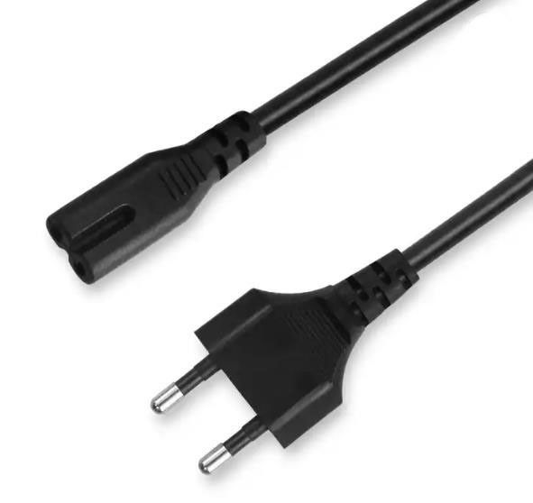 کابل های برق AC انعطاف پذیر اتحادیه اروپا سیم کشی برقی سبک وزن 2 پین