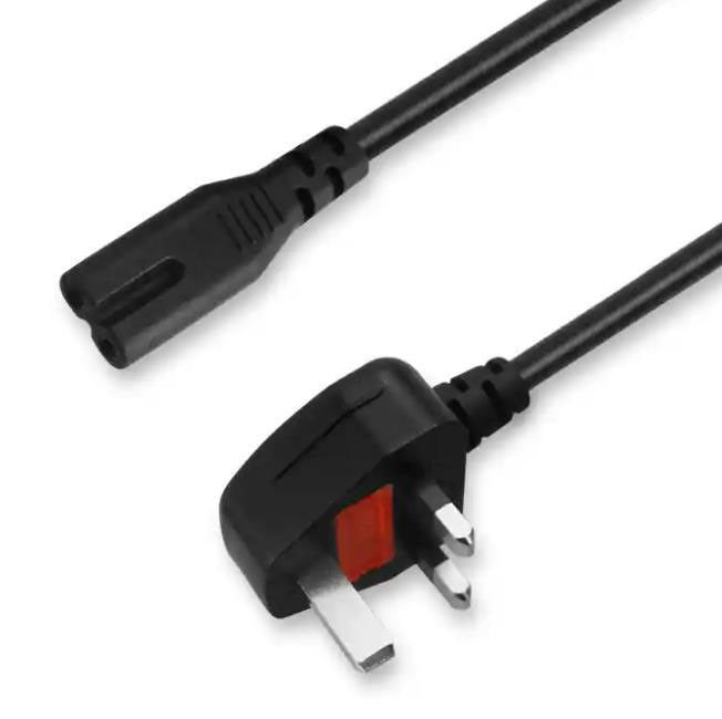 IEC UK کابل برق AC 1.5M 3 شاخه کابل اصلی سرب 5 فوت