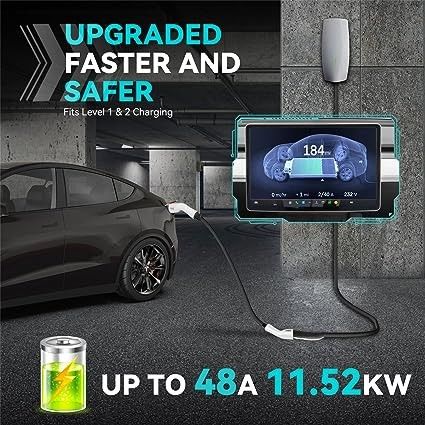 مدل 3 شارژر خودرو برقی 11kw 22kw شارژر EV قابل حمل نوع 2