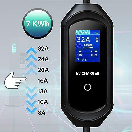 GBT 200-250V سطح 2 3.5KW 7KW شارژر سریع قابل حمل کابل ضد گرد و غبار 5M 7M 10M