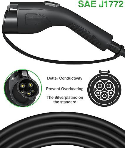 3.5KW 7KW شارژر EV Wallbox شارژر EV سطح 1 قابل حمل 32 آمپر دیوار