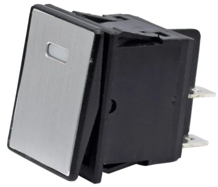 DC 12V 20A دکمه فشار LED پنل فلزی آلومینیوم 4PIN ON OFF Rocker Switch برای ماشین قایق RV