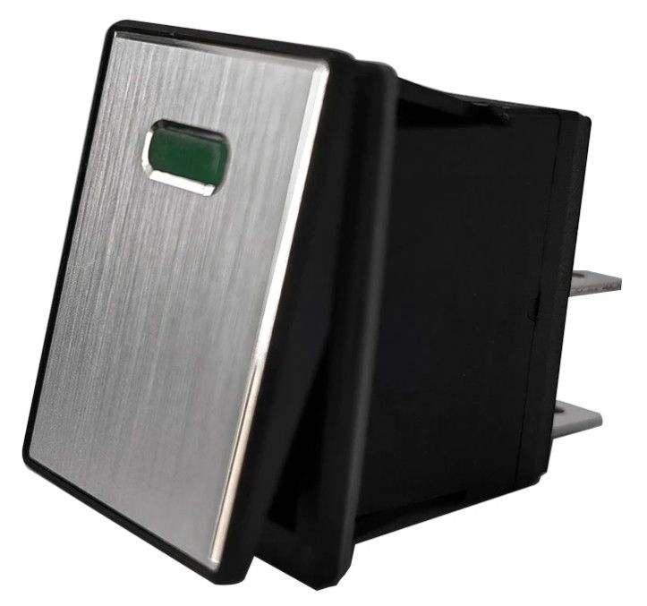 DC 12V 20A دکمه فشار LED پنل فلزی آلومینیوم 4PIN ON OFF Rocker Switch برای ماشین قایق RV