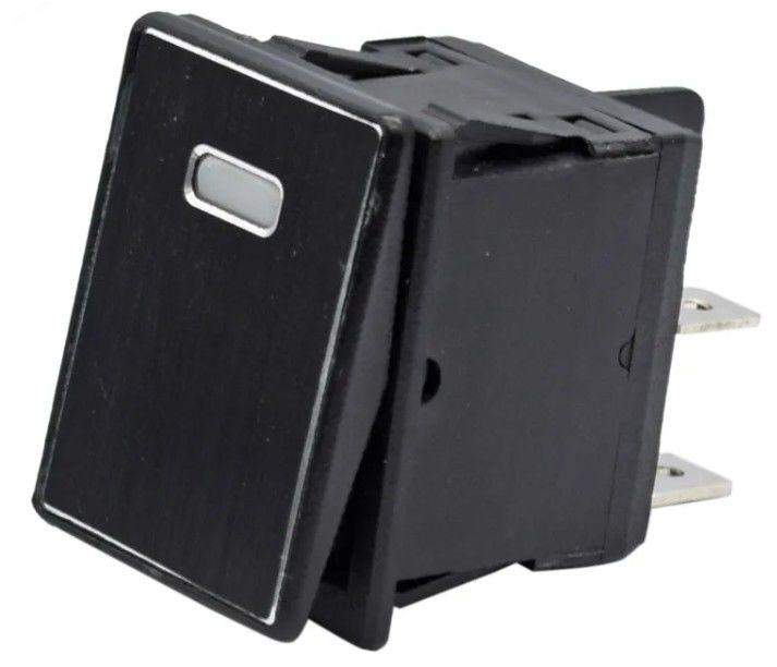 DC 12V 20A دکمه فشار LED پنل فلزی آلومینیوم 4PIN ON OFF Rocker Switch برای ماشین قایق RV