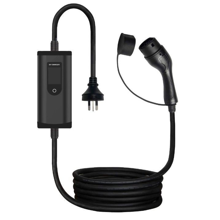 اتومبیل الکتریکی 32A 7Kw TYPE 2 EV ایستگاه شارژ قابل حمل EV شارژر با صفحه نمایش تنظیم