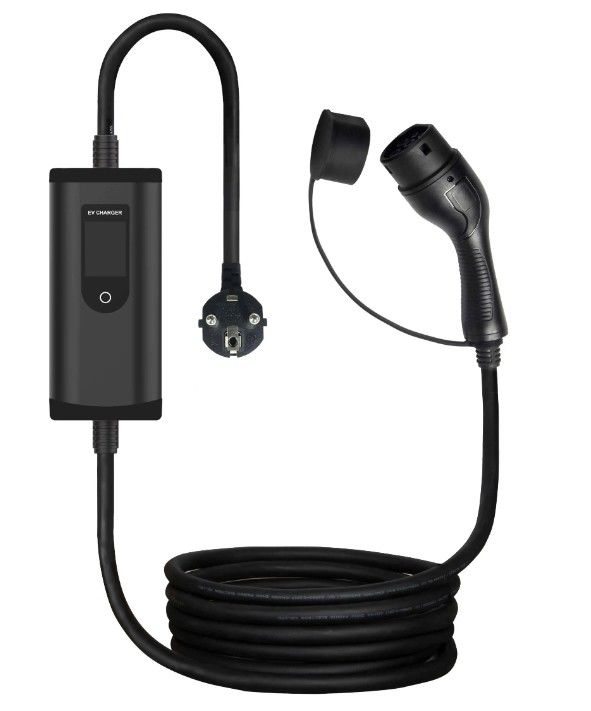 اتومبیل الکتریکی 32A 7Kw TYPE 2 EV ایستگاه شارژ قابل حمل EV شارژر با صفحه نمایش تنظیم