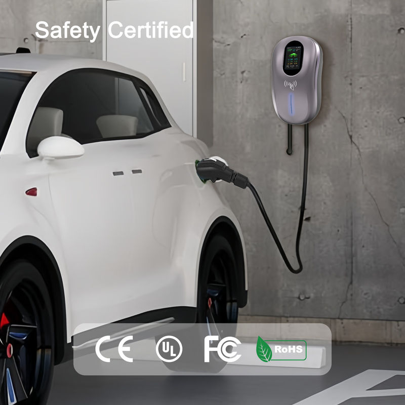 J1772 شارژرهای دیواری EV 11kW Wallbox شارژر اتومبیل الکتریکی نوع 1