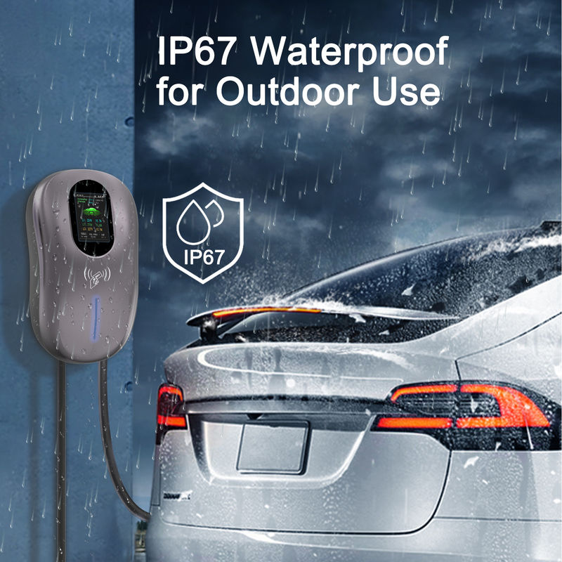 J1772 شارژرهای دیواری EV 11kW Wallbox شارژر اتومبیل الکتریکی نوع 1