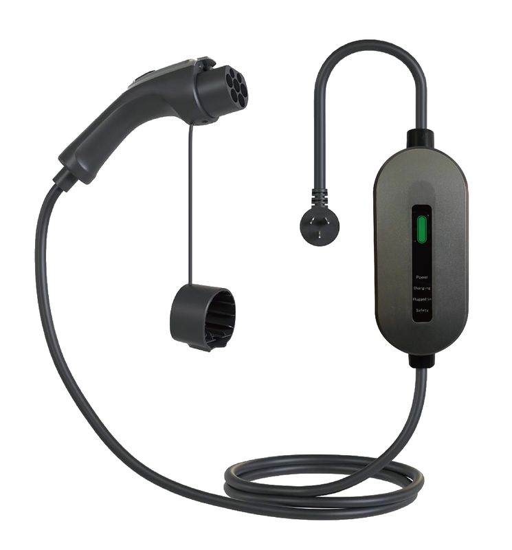 16A 32A شارژر های قابل حمل EV نوع 2 شارژر خودروهای الکتریکی جعبه کابل IP55