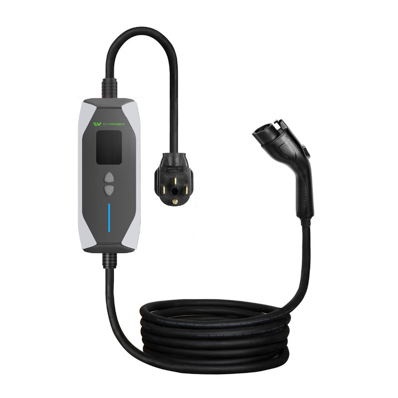 شارژر اورژانسی EV 7KW قابل حمل 0.96 اینچ نوع 2 شارژر EV انرژی جدید