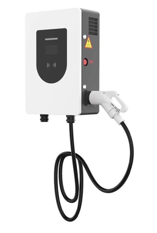 30kW IP54 CCS شارژر دیواری DC EV 4G Ethernet 5M CHAdeMO ایستگاه شارژ DC EV