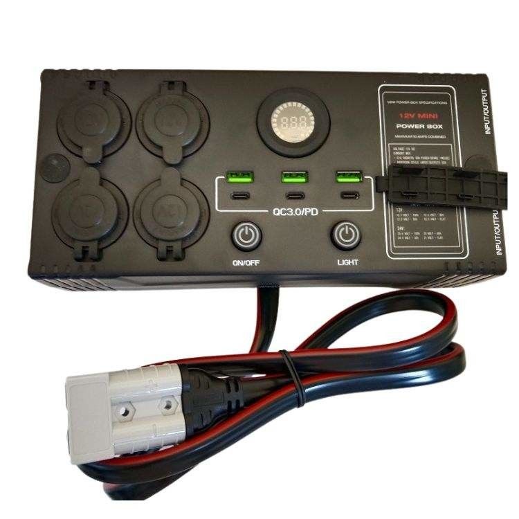 USB قابل حمل QC3.0 PD کنترل سوئیچ DC DC شارژر Mini Power Box با Control Box