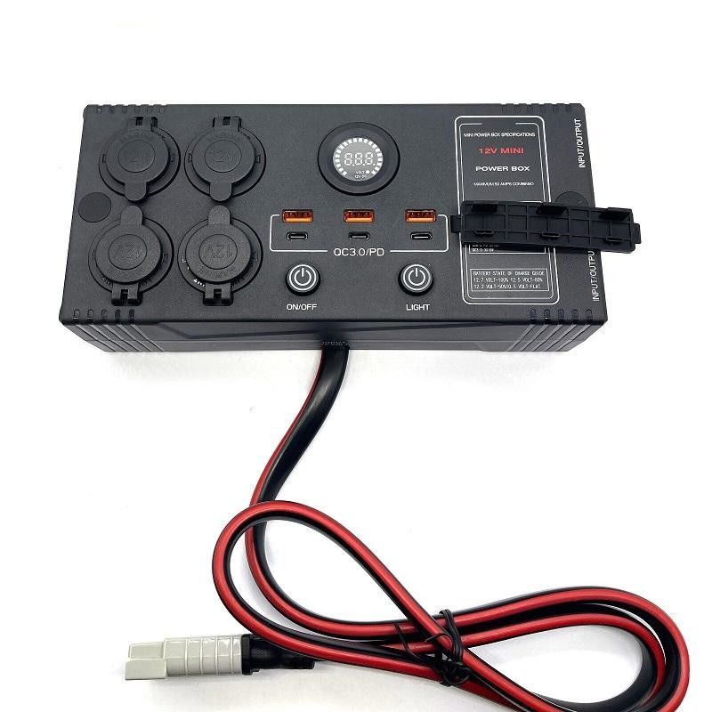 USB قابل حمل QC3.0 PD کنترل سوئیچ DC DC شارژر Mini Power Box با Control Box