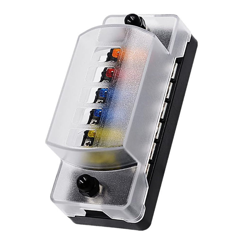 12V-24V DC 6 Way Fuse Block با اتوبوس منفی Atc/Ato باکس های فیوز استاندارد خودرو