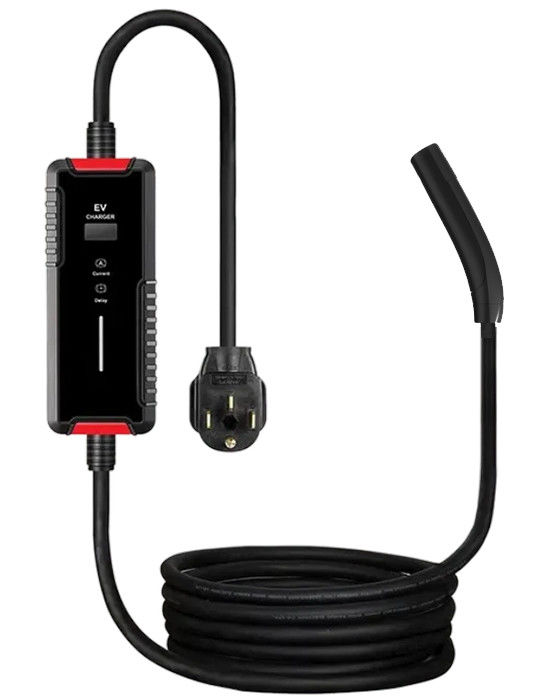 شارژرهای هوشمند قابل حمل تسلا NACS EV 240V AC 16A / 32A / 40A SAE J3400 شارژر اتومبیل برقی خانگی