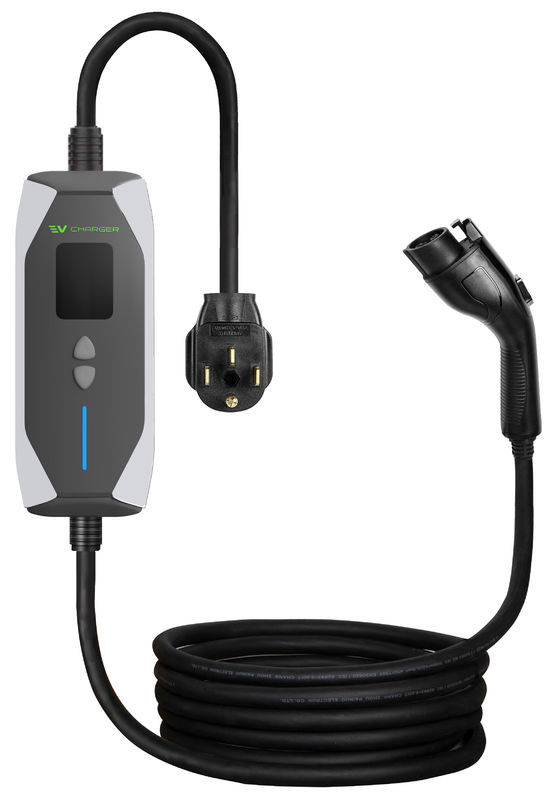 16A 3.5kw خانه نوع 1 شارژرهای EV قابل حمل J1772 کابل شارژ خودروهای الکتریکی