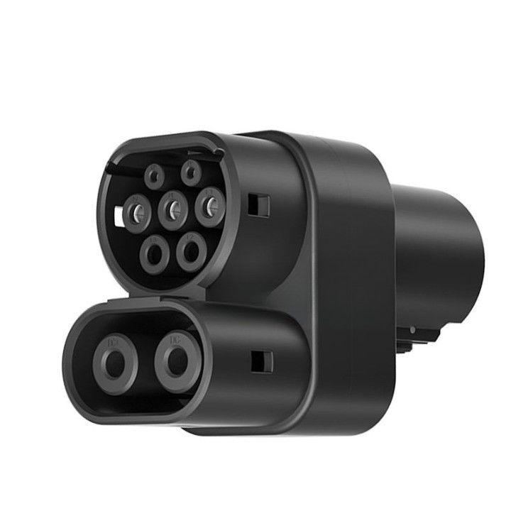 تسلا به Ccs 2 آداپتور 200A اتومبیل الکتریکی Dc Ev شارژر اتومبیل پلاگین کنتاکتور آداپتور