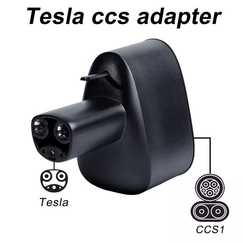 کانکتور DC CCS1 به Tesla EV شارژ سریع 250KW برای Tesla شارژ آداپتور