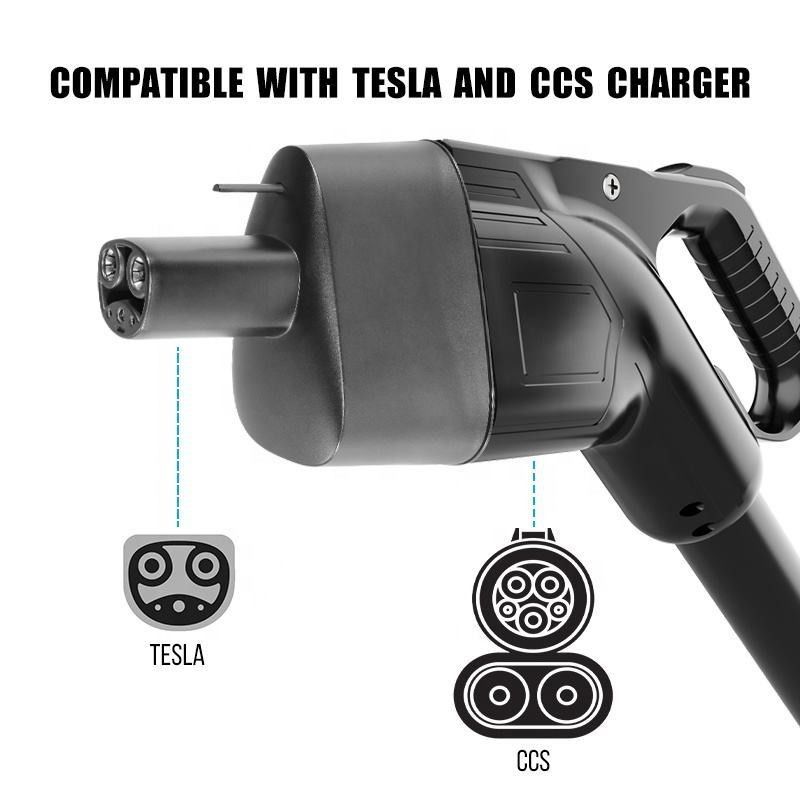 کانکتور DC CCS1 به Tesla EV شارژ سریع 250KW برای Tesla شارژ آداپتور