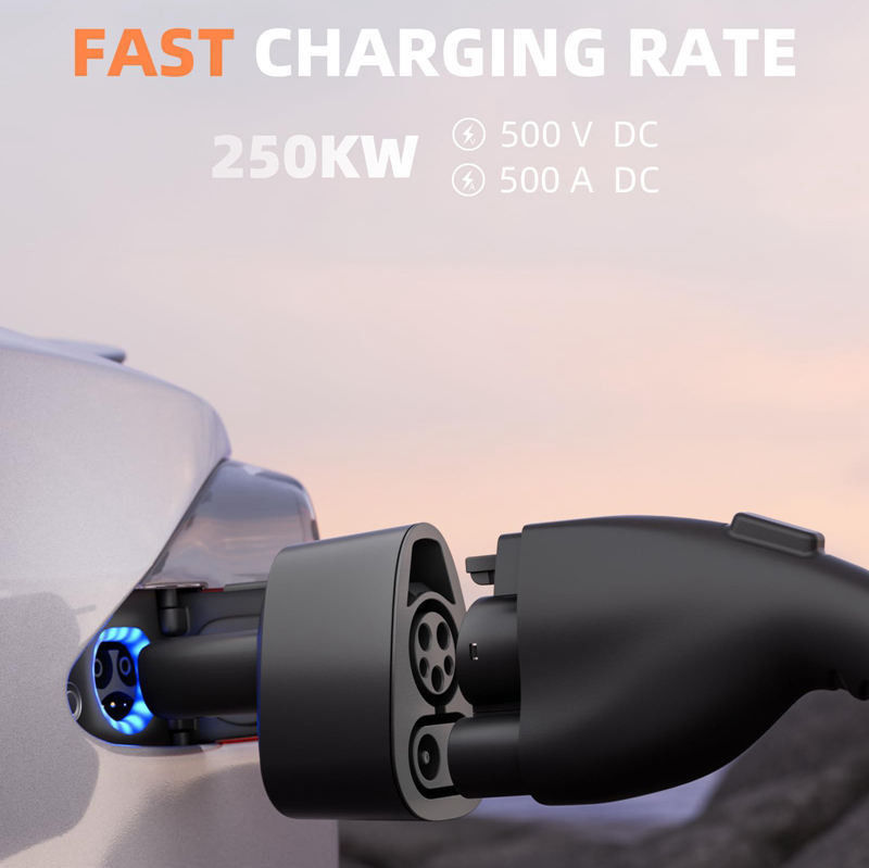شارژ سریع DC J1772 CCS1 به Tesla EV Adapter برای Tesla Model S/X/3/Y