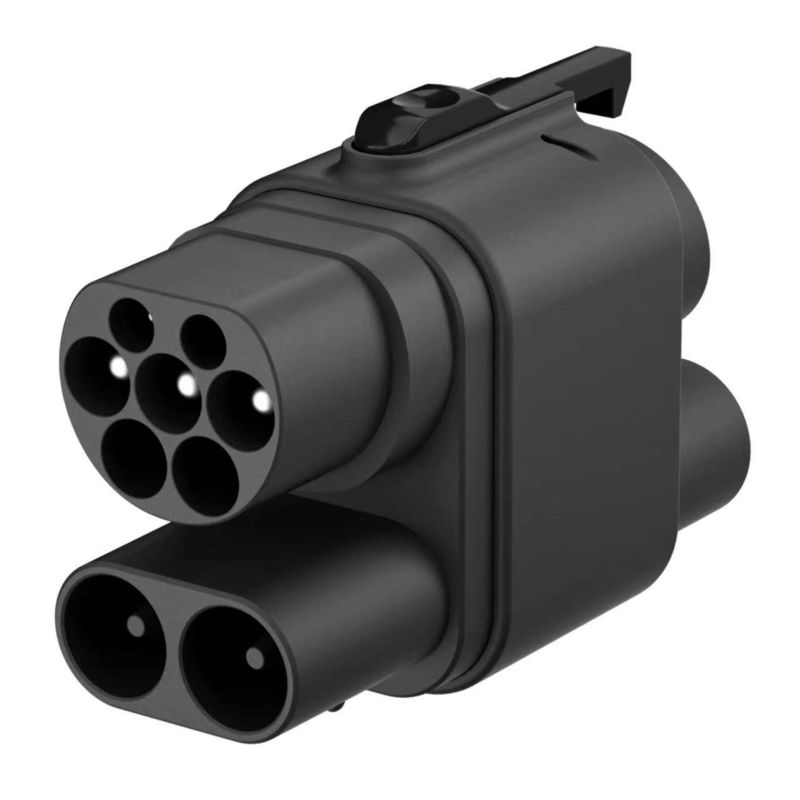 آداپتور شارژ مستقیم 200 کیلو وات DC CCS2 به CCS1 کانکتور EV شارژ سریع CCS2 به CCS1 آداپتور