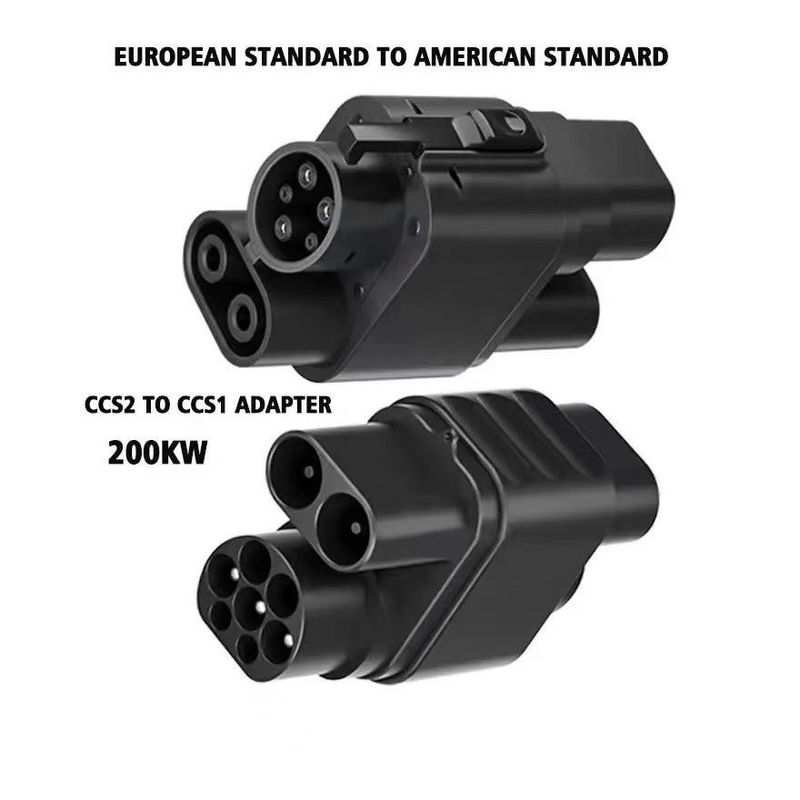 آداپتور شارژ مستقیم 200 کیلو وات DC CCS2 به CCS1 کانکتور EV شارژ سریع CCS2 به CCS1 آداپتور