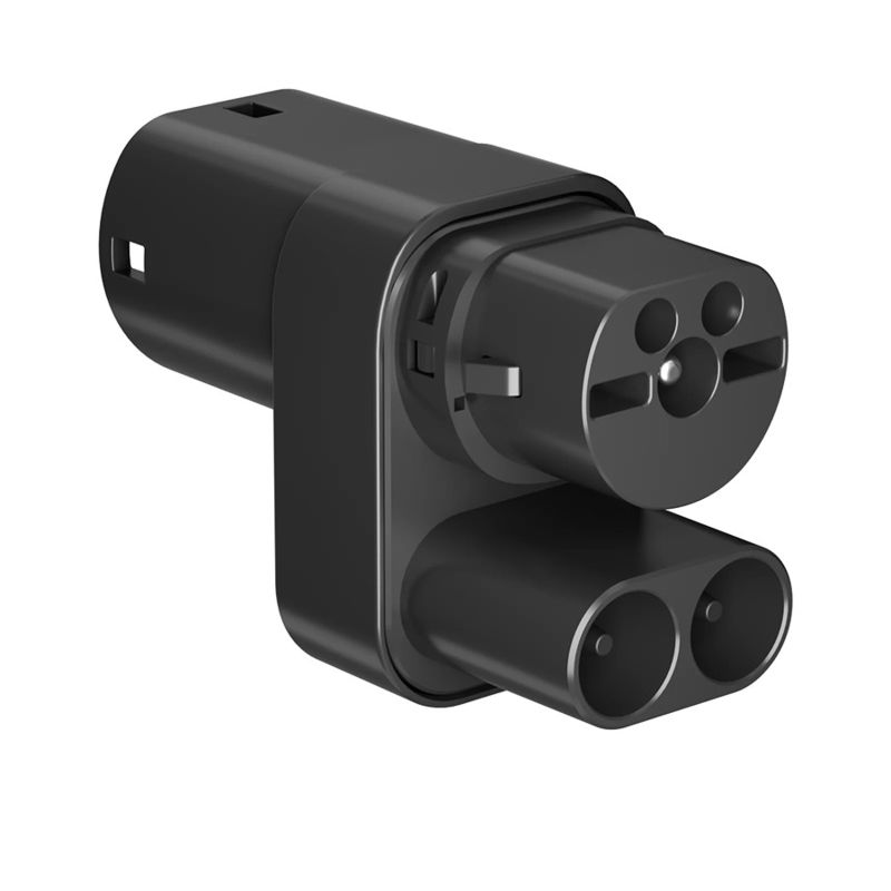 ایو آداپتور شارژر آداپتور شارژ خودروهای الکتریکی TPC CCS2 TO Type2 برای Tesla Model 3/s/x/y