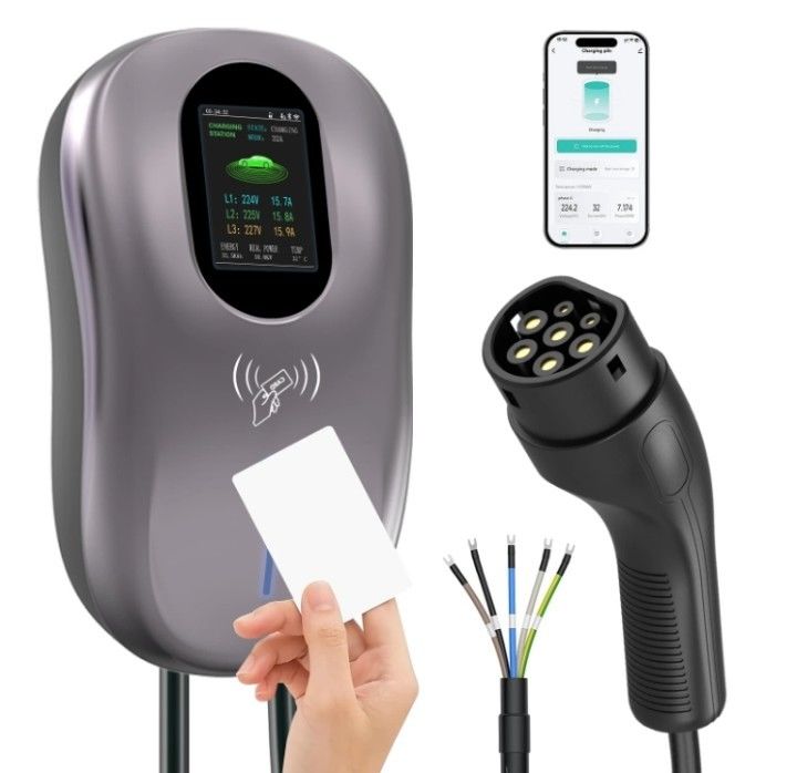 عمده فروشی ایستگاه شارژ EV شارژر اتومبیل 11kw OEM Ev در فضای باز IEC 62196 TYPE2 wallbox در فضای باز
